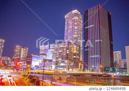 大阪市内の夜景 大阪市内の夜景 124660486