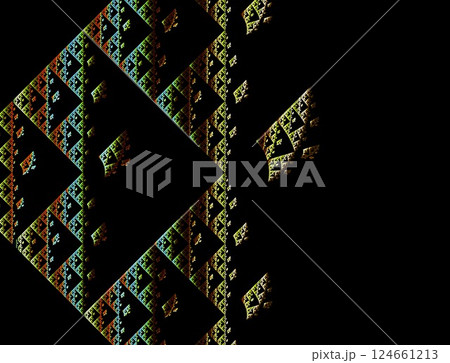 Imaginatory fractal abstract background Image 124661213