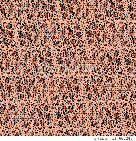 Leopard watercolor pattern design, animal print seamless texture. Leopard watercolor pattern design, animal print seamless texture. 124661246