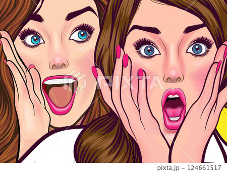 gossip woman whisper to friend 46 124661517