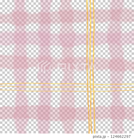 Gold Pink Plaid Gingham Check Hand Drawn Background Overlay Gold Pink Plaid Gingham Check Hand Drawn Background Overlay 124662297