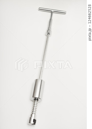 Metal reverse hammer for straightening car body dents. Metal reverse hammer for straightening car body dents. 124662528