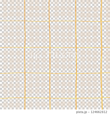 Gold Brown Beige Plaid Gingham Check Hand Drawn Background Pattern Overlay Gold Brown Beige Plaid Gingham Check Hand Drawn Background Pattern Overlay 124662812