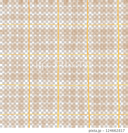 Gold Brown Beige Plaid Gingham Check Hand Drawn Background Pattern Overlay Gold Brown Beige Plaid Gingham Check Hand Drawn Background Pattern Overlay 124662817