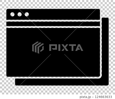 Computer window Computer window 124663633
