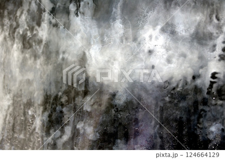 Close up of abstract condensation fog moisture looking like heavy clouds in space 124664129