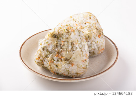 いか昆布 おにぎり いか昆布 おにぎり 124664188