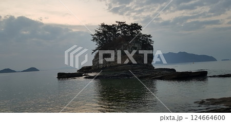 japanese temple in the morning japanese temple in the morning 124664600