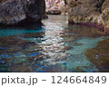透き通ったマヨルカ島の海岸 124664849