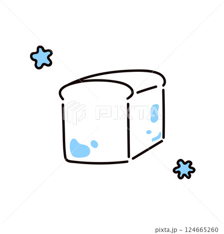 カビと洗濯物のイラスト 124665260