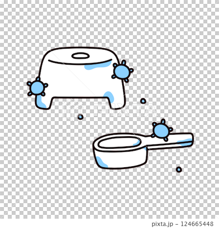 カビ生えたもののイラスト カビ生えたもののイラスト 124665448