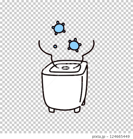 黴菌和加濕器插圖 124665449