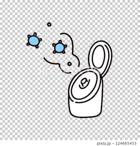 Mold and steamer illustration 124665453