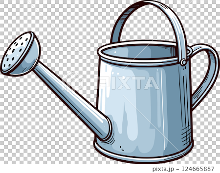 簡單的噴壺插圖 124665887