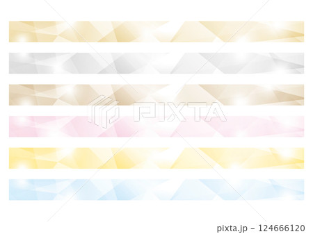 直線とグラデーションで構成された高級感のあるアブストラクト背景　ジオメトリック　玉ボケあり 124666120