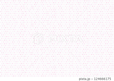 ポップなドット背景素材 ピンク色 かわいい 透過 PNG 点々 バックグラウンド パステル シンプル 124666175