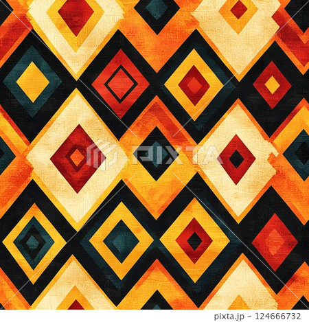 geometric diamond pattern texture 124666732