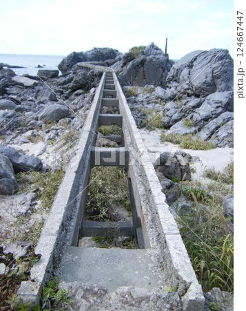 神津島トロッコ跡 124667447