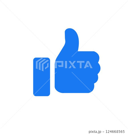 Facebook like icon Facebook like icon 124668565