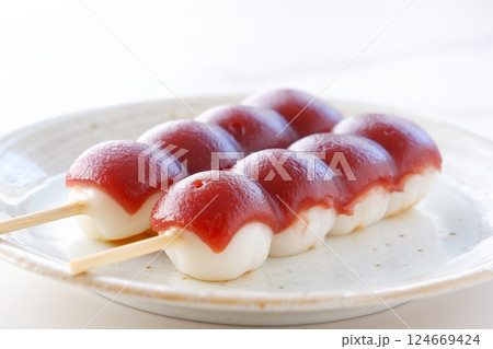 あんこの串団子	 124669424