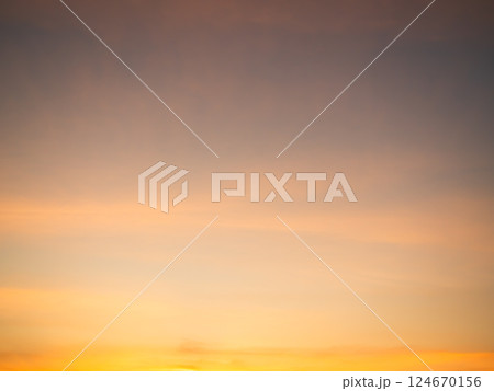 Gradient Yellow Sunset Background effect Shine Orange Light Pastel Sun Dramatic Abastract Overlay Motion blur Sunrise Evening Sky Summer Spring Mockup Travel, Gold Backdrop Minimal Platform Mockup. 124670156