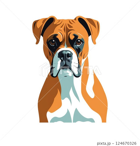 頭がよく粘り強い性格のボクサー 124670326