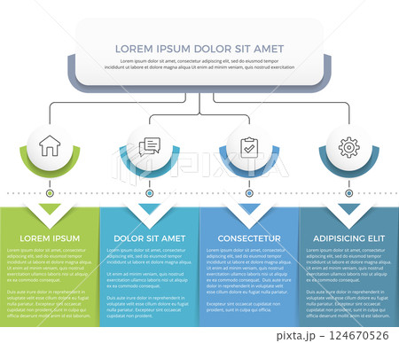 Flow Chart with 4 Elements 124670526