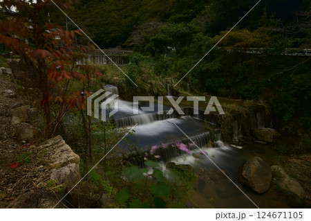 田舎の渓流 124671105