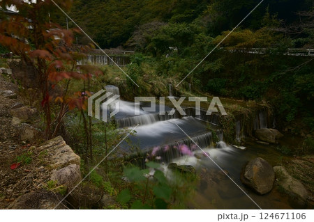 田舎の渓流 124671106