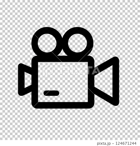 シネマカメラのアイコン 124671244
