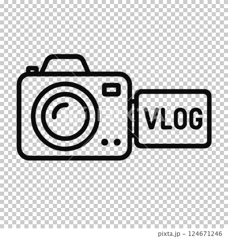 VLOGカメラのアイコン 124671246