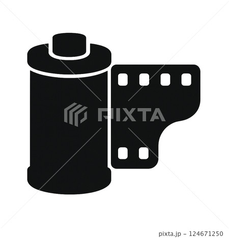 フィルムロールのアイコン 124671250