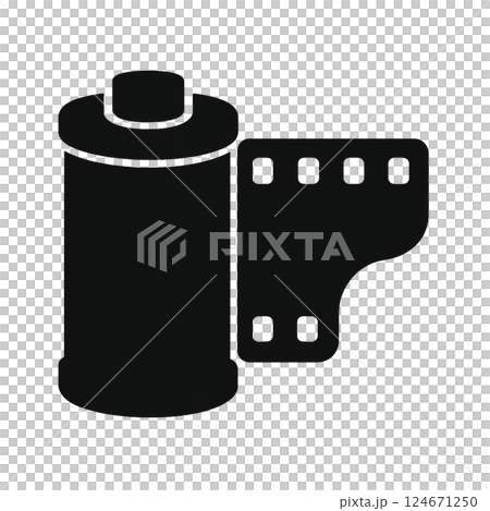 フィルムロールのアイコン 124671250