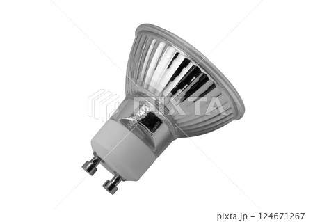 LED light bulb isolated on white background. Energy super saving electric lamp LED light bulb isolated on white background. Energy super saving electric lamp 124671267