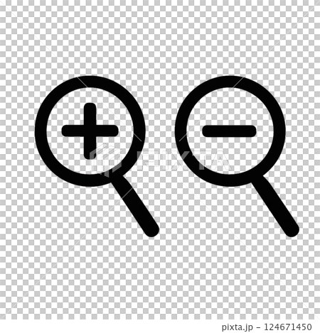 縮放圖標 124671450