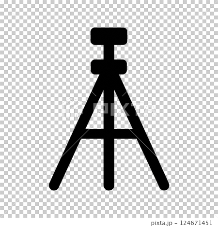三腳架圖標 三腳架圖標 124671451