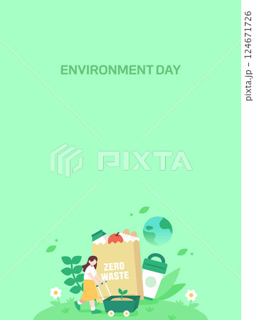 Environmental Protection Illustration for the Earth  124671726