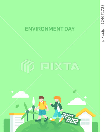 Environmental Protection Illustration for the Earth  124671728
