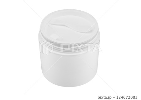 Cosmetic tube pack of cream or gel isolated on white background. 124672083