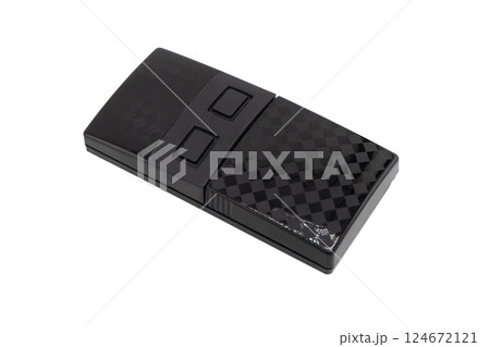 Garage remote control isolated on a white background. Door garage universal remote control isolated Garage remote control isolated on a white background. Door garage universal remote control isolated 124672121