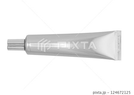Cosmetic tube pack of cream or gel isolated on white background. Cosmetic tube pack of cream or gel isolated on white background. 124672125