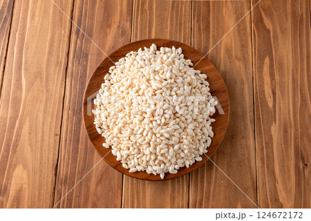 和菓子 ポン菓子 お米 和菓子 ポン菓子 お米 124672172