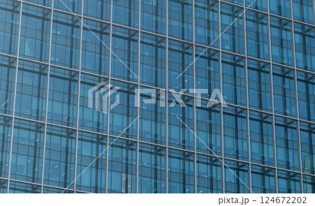 Modern office buildings in the financial district. Office buildings. glass buildings background. Windows of Skyscraper. Business Office. Corporate building 124672202