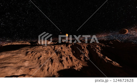 惑星の地表 124672628