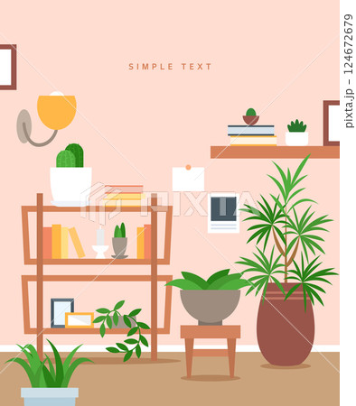 Simple interior background 124672679