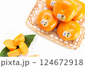 福岡県産　博多秋王　種無し完全甘柿 124672918