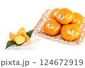福岡県産　博多秋王　種無し完全甘柿 124672919