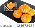 福岡県産　博多秋王　種無し完全甘柿 124672924