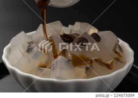 みつまめ 夏の冷たいデザート みつまめ 夏の冷たいデザート 124673084