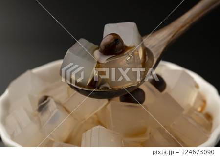 みつまめ　夏の冷たいデザート 124673090